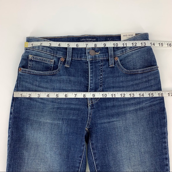 Lucky Brand NWT Ava Mid-Rise Skinny Cropped Jeans, 4/27 - Picture 12 of 16